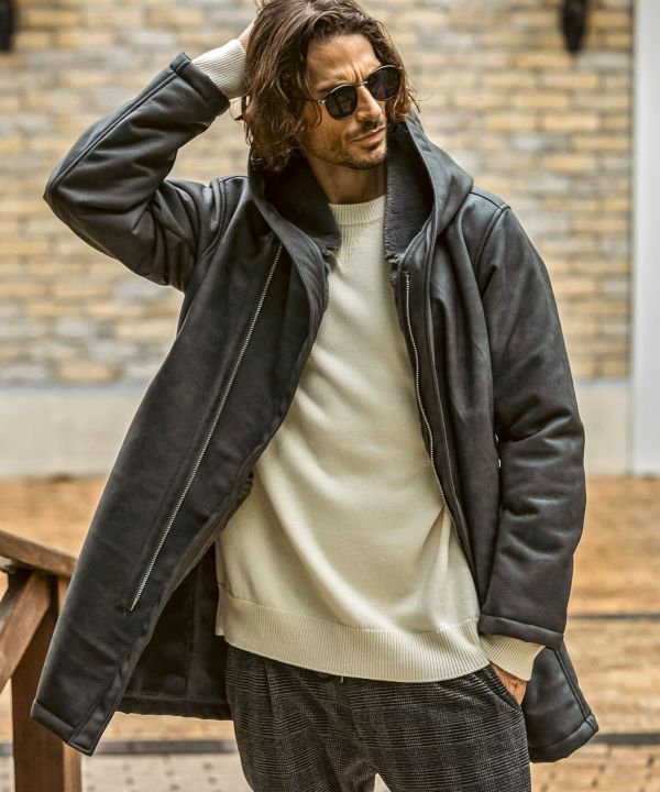 JH junhashimoto(ジェイエイチ ジュンハシモト)コットンカシミヤクルー