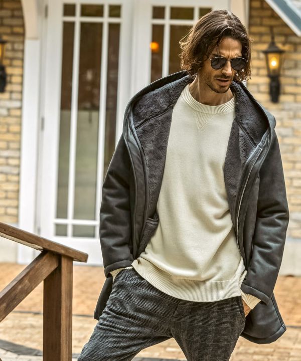 JH junhashimoto(ジェイエイチ ジュンハシモト)コットンカシミヤクルー