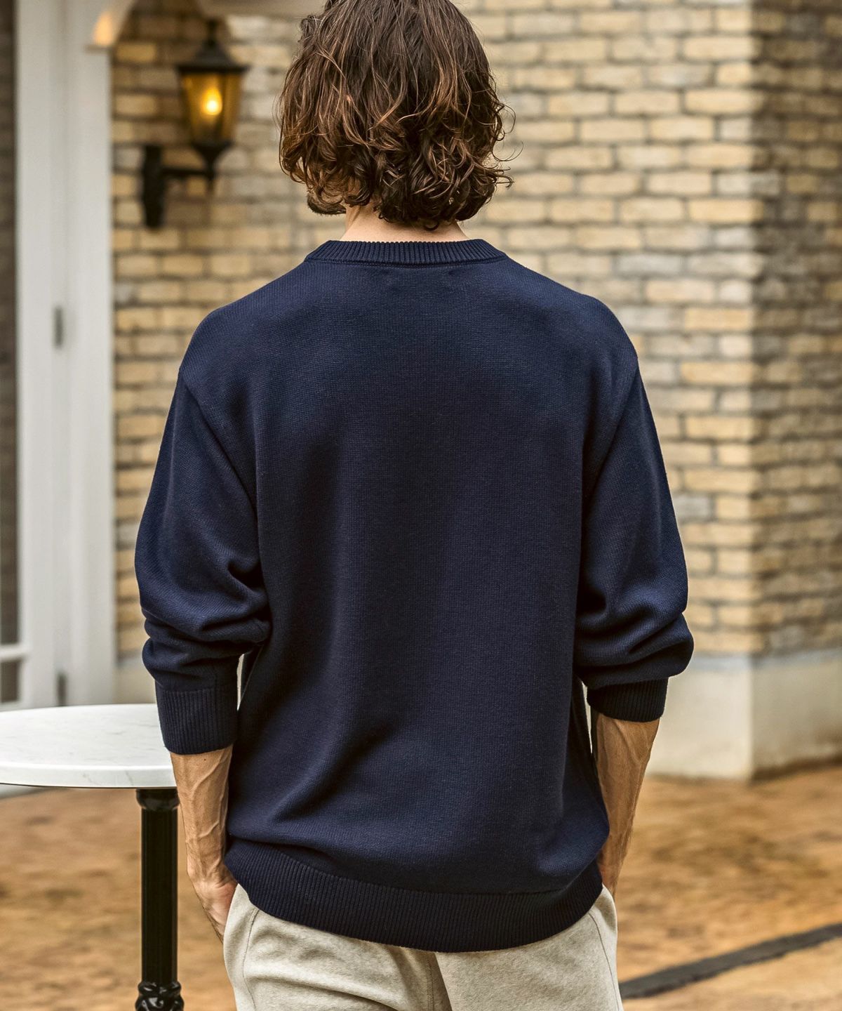 JH junhashimoto(ジェイエイチ ジュンハシモト)コットンカシミヤクルー