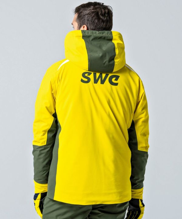 イエローフード付きスキーウェア MENS】スキーウェア アウタージャケット トップス GT Demo Performance