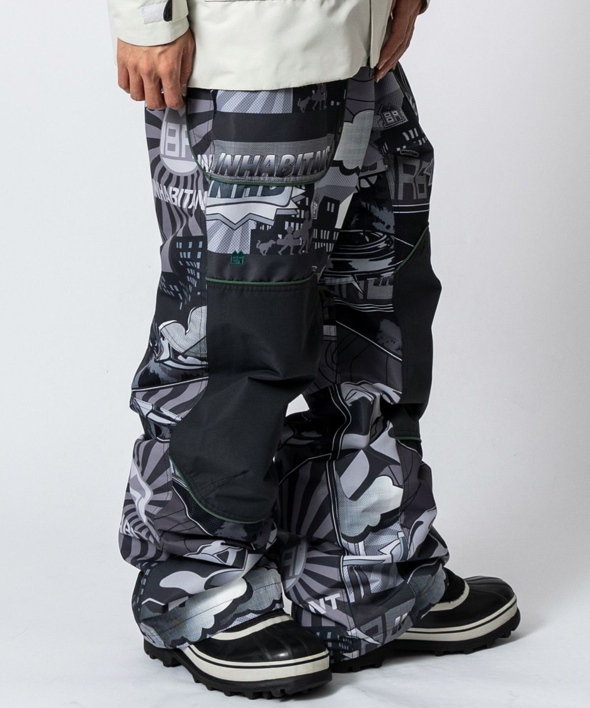 inhabitant(インハビタント)パイピングラインスノーパンツ/スキー