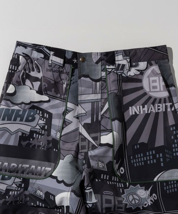 inhabitant(インハビタント)パイピングラインスノーパンツ/スキー