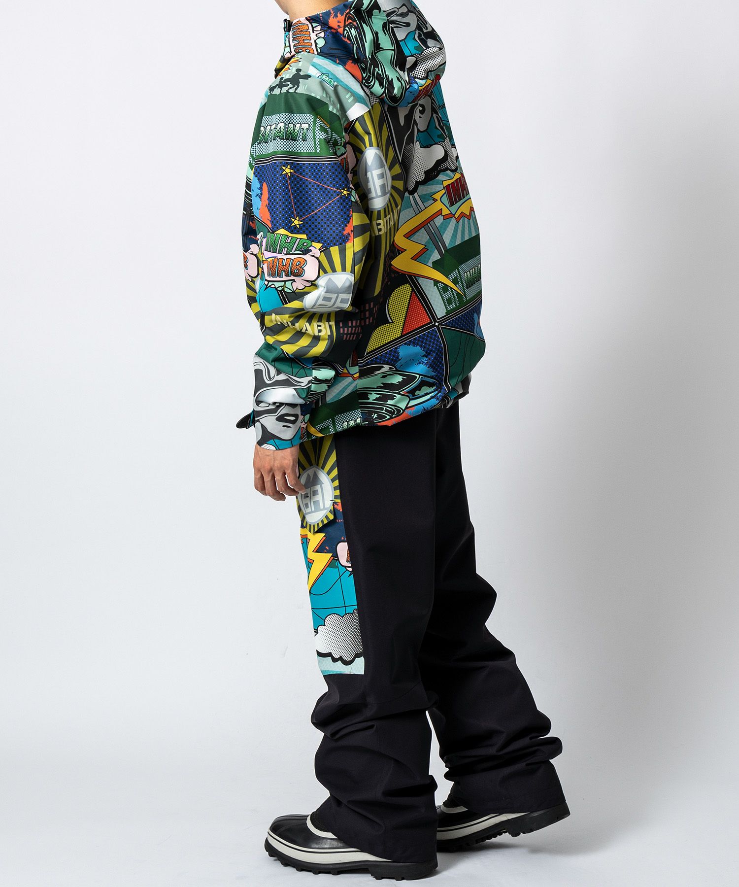 INHABITANT インハビタント パイピングラインスノーパンツ PANTS SNOW LINE MENS】PIPING チェック柄 パンツ スノーボードウェア スノーボード