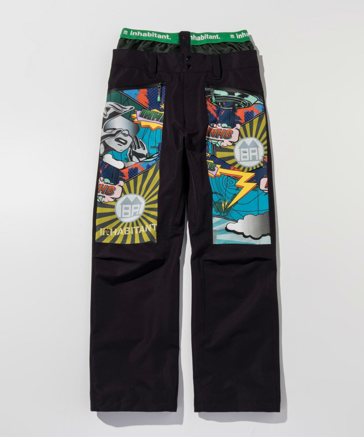 インハビタント スノーボードウェア inhabitant(インハビタント)ニーパッチスノーパンツ/スキーウェア