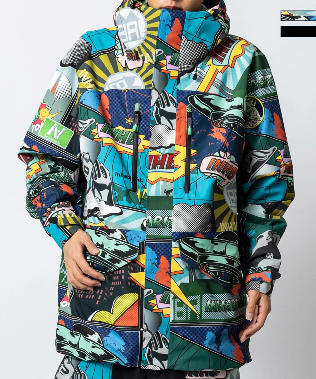 inhabitant(インハビタント)ジップスノージャケット/スキーウェア