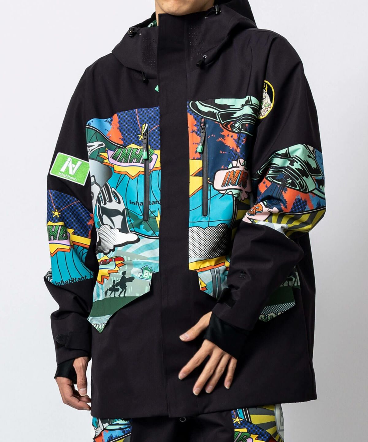 inhabitant(インハビタント)ジップスノージャケット/スキーウェア