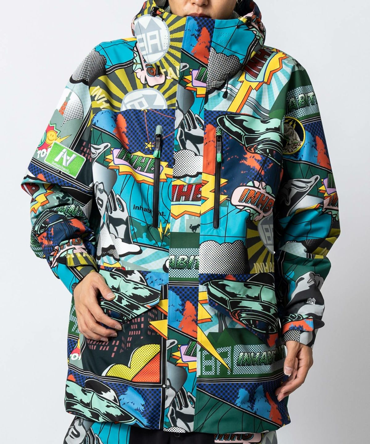 inhabitant(インハビタント)ジップスノージャケット/スキーウェア