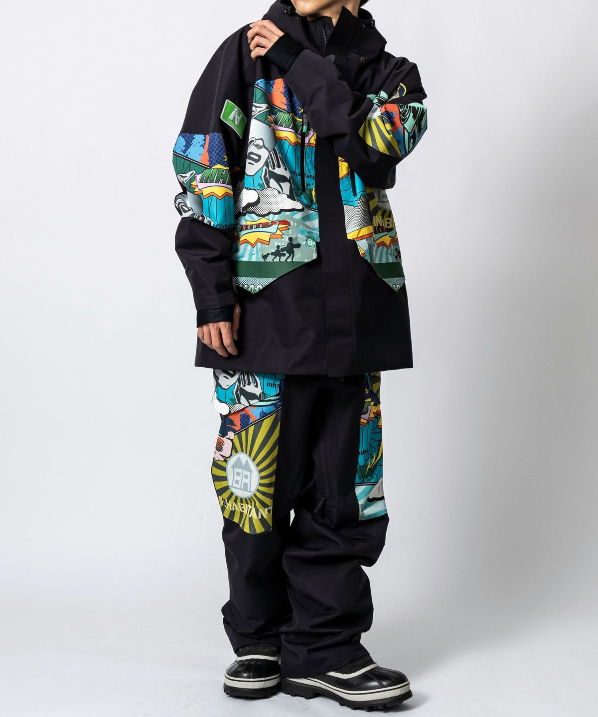 inhabitant(インハビタント)ジップスノージャケット/スキーウェア