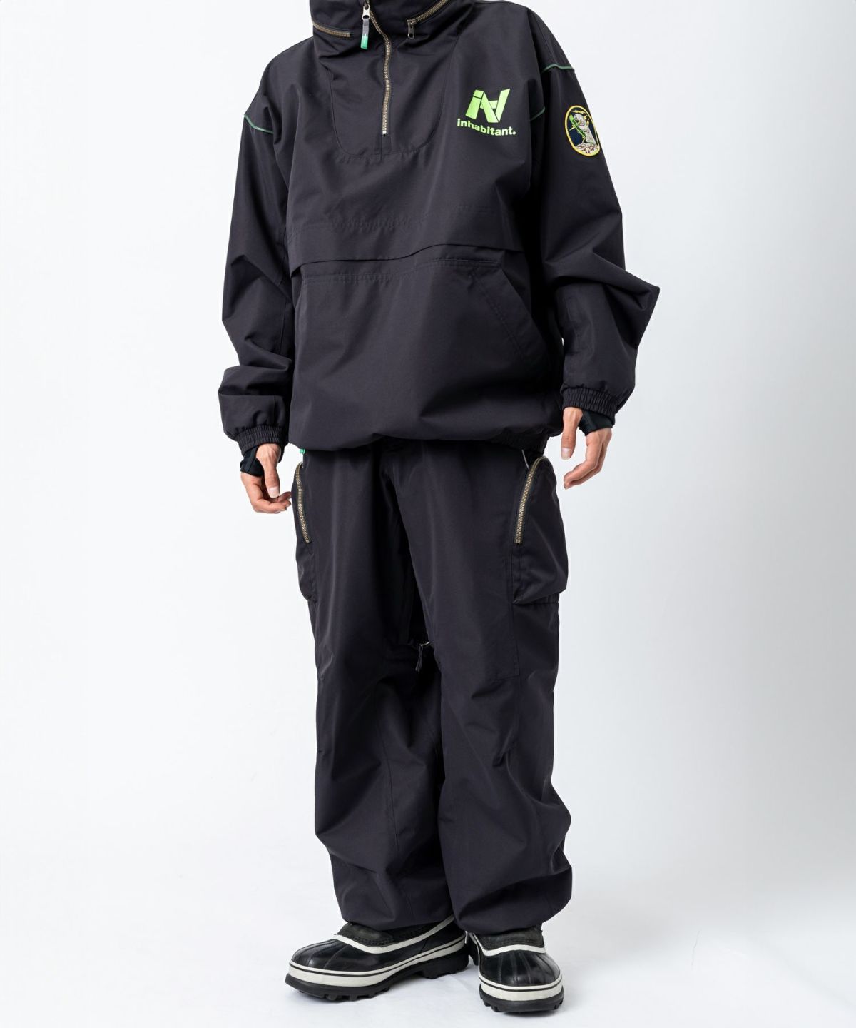 inhabitant(インハビタント)クォータージップスノージャケット/スキー