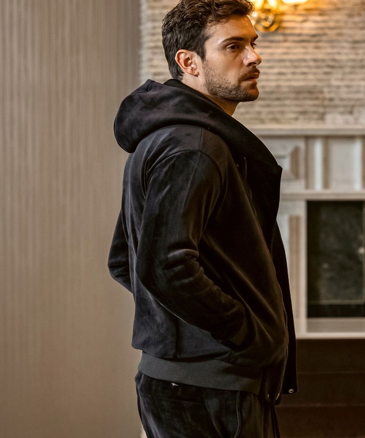 1PIU1UGUALE3 RELAX ウノピゥウノウグァーレトレ リラックス ヘビーベロアラップパーカー メンズ フーディ カジュアル 部屋着 ルームウェア ジャージ 1PIU1UGUALE3 RELAX(ウノピゥウノウグァーレトレ リラックス)ヘビー