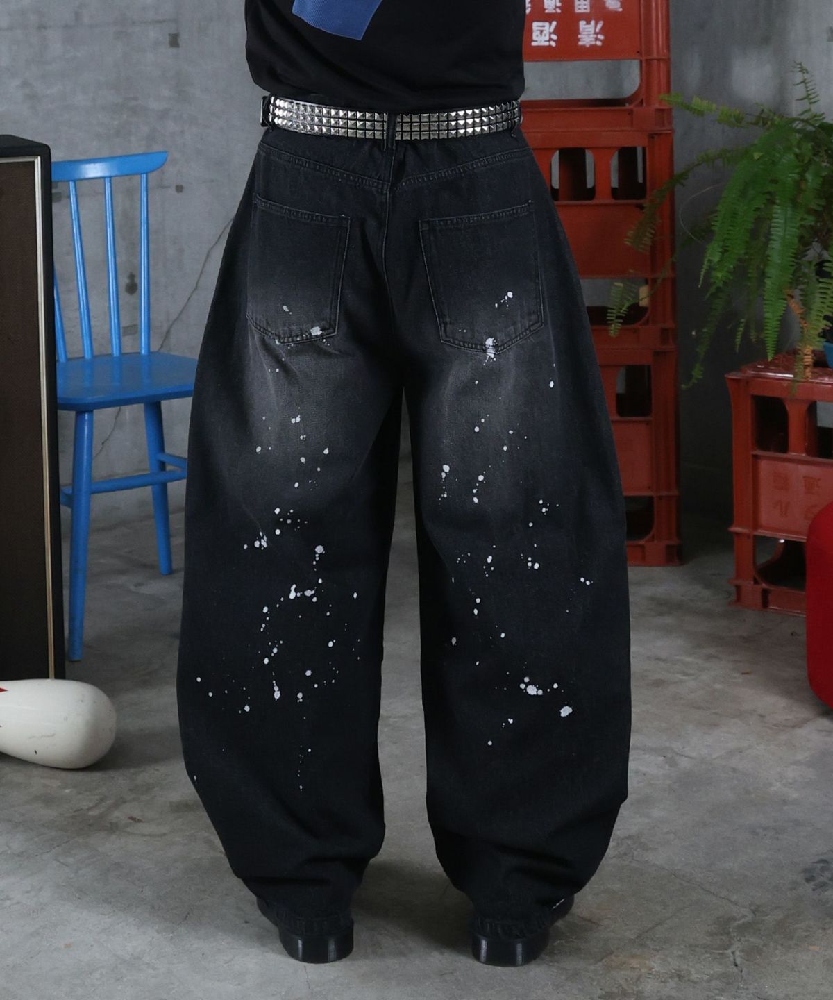 H*e様 PCFアパレル　デニム デニムセットアップ着用可能 】ヴィンテージケミカルブリーチヘビー