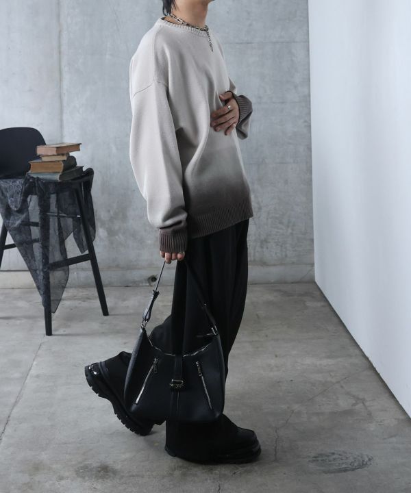 Confirm(コンファーム)3Dパターン タック ワイド カーブパンツ メンズ