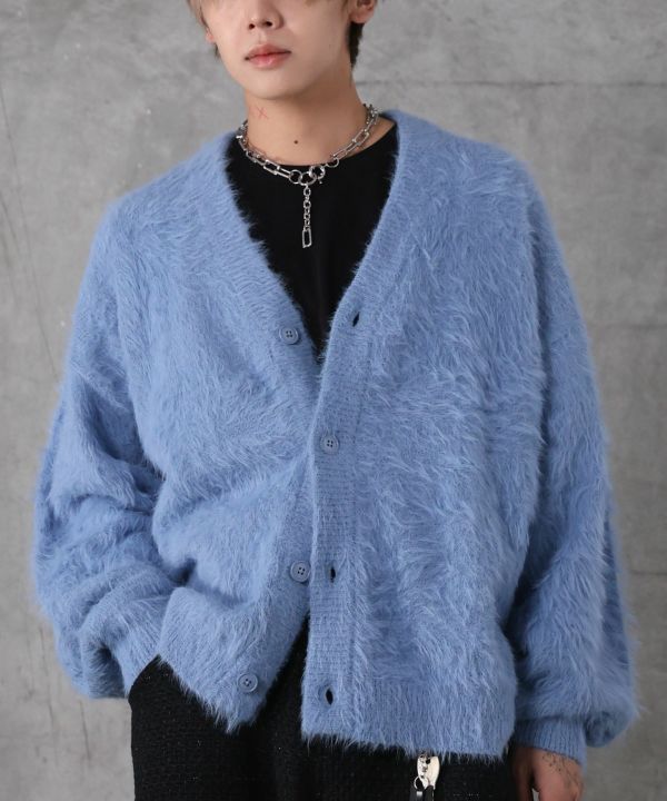 Confirm(コンファーム)モヘアライク シャギー ニット カーディガン