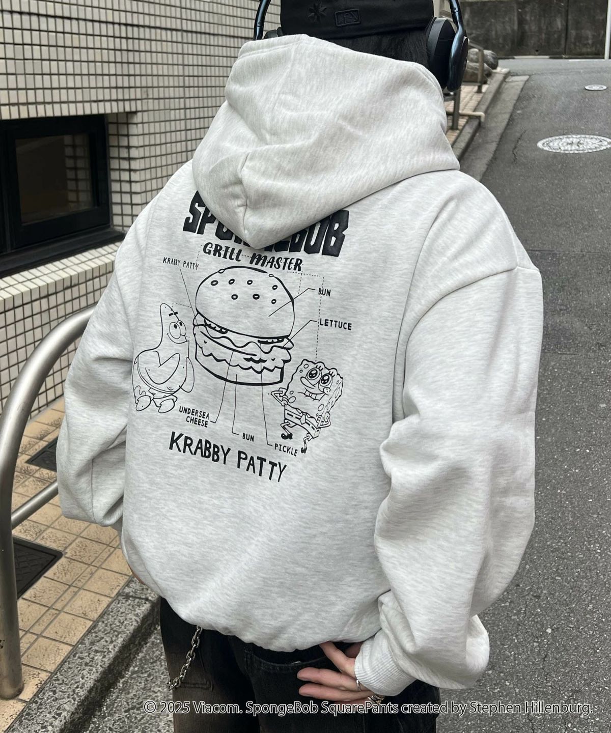 ILL'S(イルズ)【SPONGE BOB / スポンジボブ】バックプリント プル