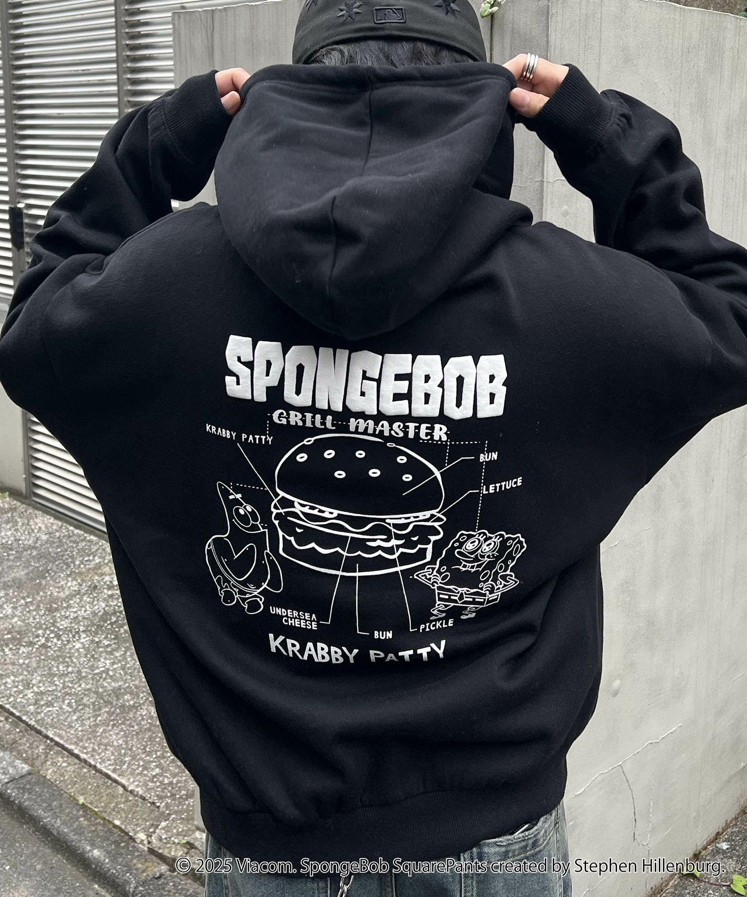 ILL'S(イルズ)【SPONGE BOB / スポンジボブ】バックプリント プル