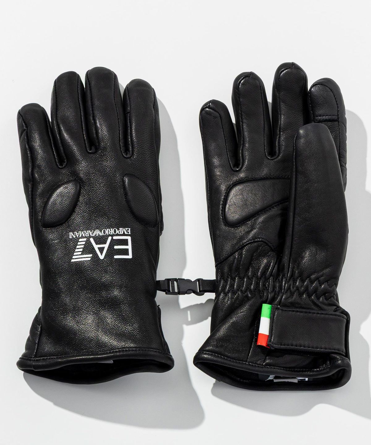 EMPORIO ARMANI EA7(イーエーセブン)テクニカル スキーグローブ レザー