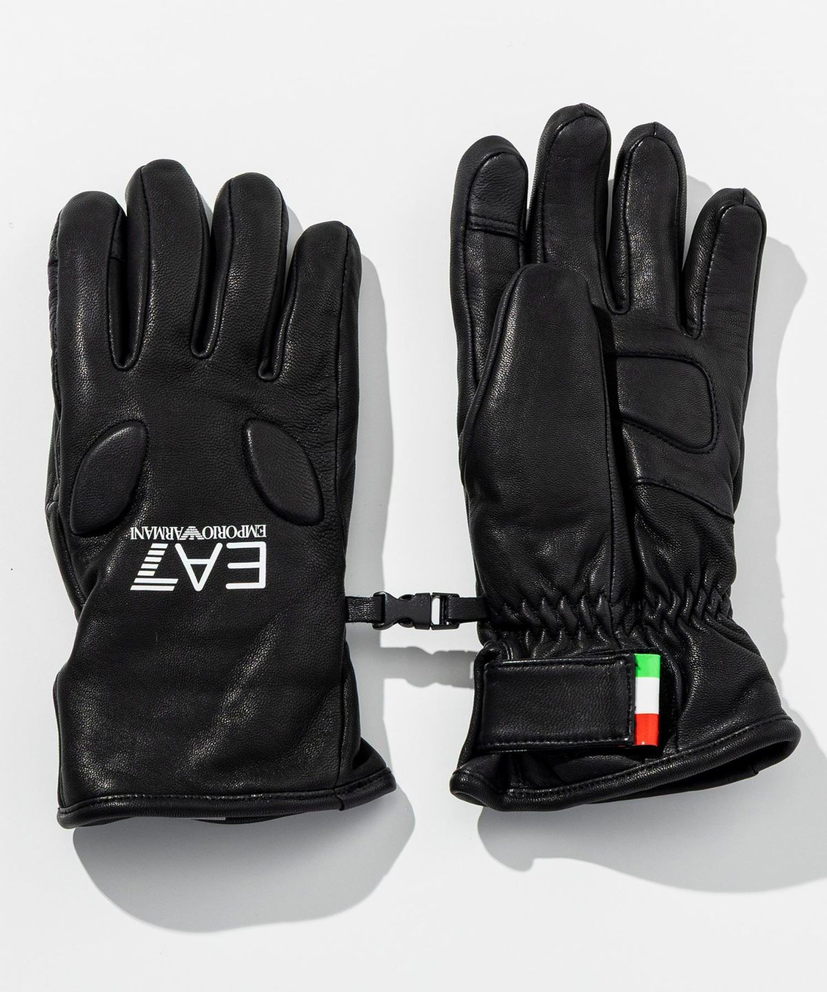 EMPORIO ARMANI EA7(イーエーセブン)テクニカル スキーグローブ レザー
